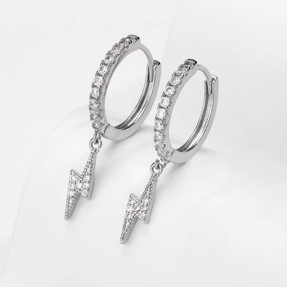 RAKOL designer creative small round hoop earrings for women, European and American fashionable simple geometric earrings, in stock wholesale