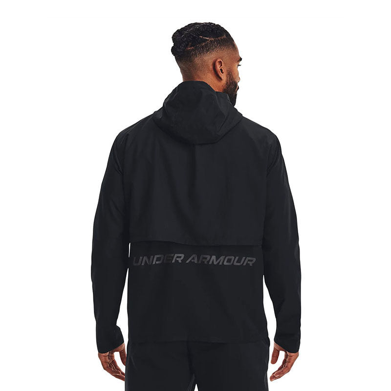 UA Under Armour Hooded Jacket Men's Spring 2023 New Athleisure Knit Jacket 1376795-001