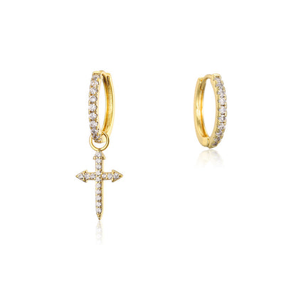 RAKOL designer creative small round hoop earrings for women, European and American fashionable simple geometric earrings, in stock wholesale