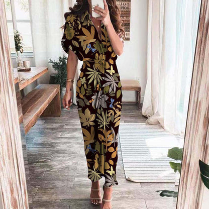 2026 spring new cross-border European beauty fashion temperament design sensible irregular dress women