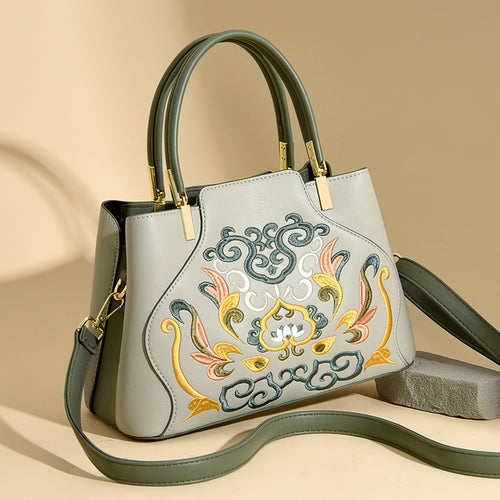 bolsa para casamento estilo oriental bordado bolsa festiva de noiva fashion elegante para a sogra da noiva Bolsa de mão Grande capacidade elegante Bolsa
