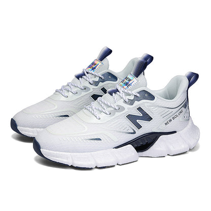 Primavera e outono New Balance Cool Run Soft Sole Sapatilhas, Sapatos de Corrida Respiráveis de verão, Casuais e Versáteis