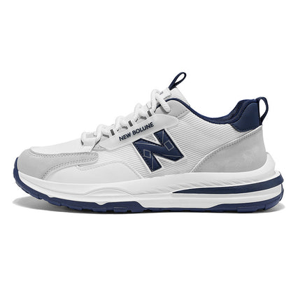 Primavera e outono New Balance Cool Run New Athleisure Sapatos Masculinos Aumentam a Altura verão Versáteis Respiráveis Daddy Shoes ins Thick Sole