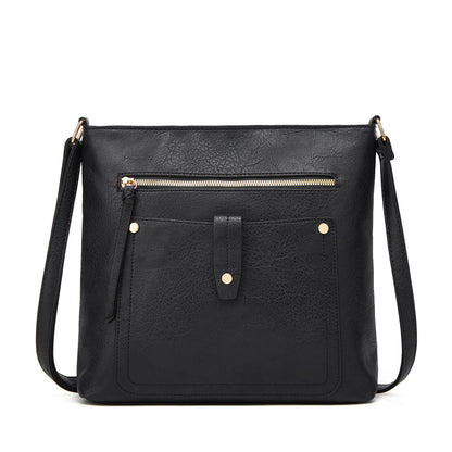 Bolsa tiracolo de senhora, modelo 2023, nova moda europeia e americana, bolsa tote simples de grande capacidade, bolsa de ombro a tiracolo.