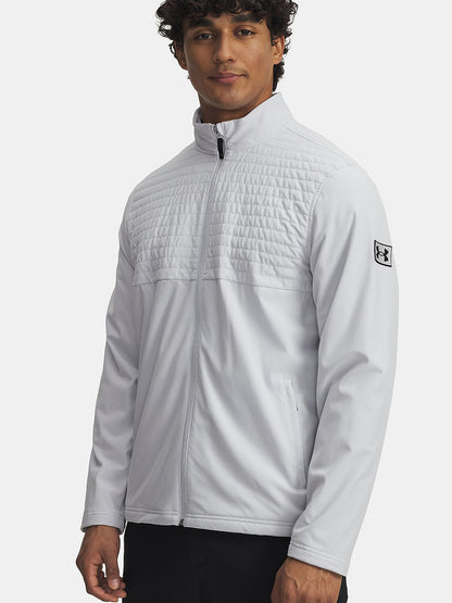 Under Armour Autumn and Winter Men's Golf Sports Jacket Stand Collar Light Casual Cotton Jacket 6005669-014