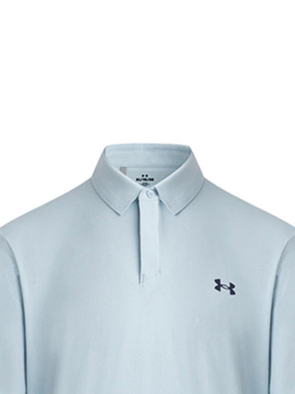 UA Under Armour polo shirt fall and winter Drive Chill men's golf sports short sleeves 1389596-453