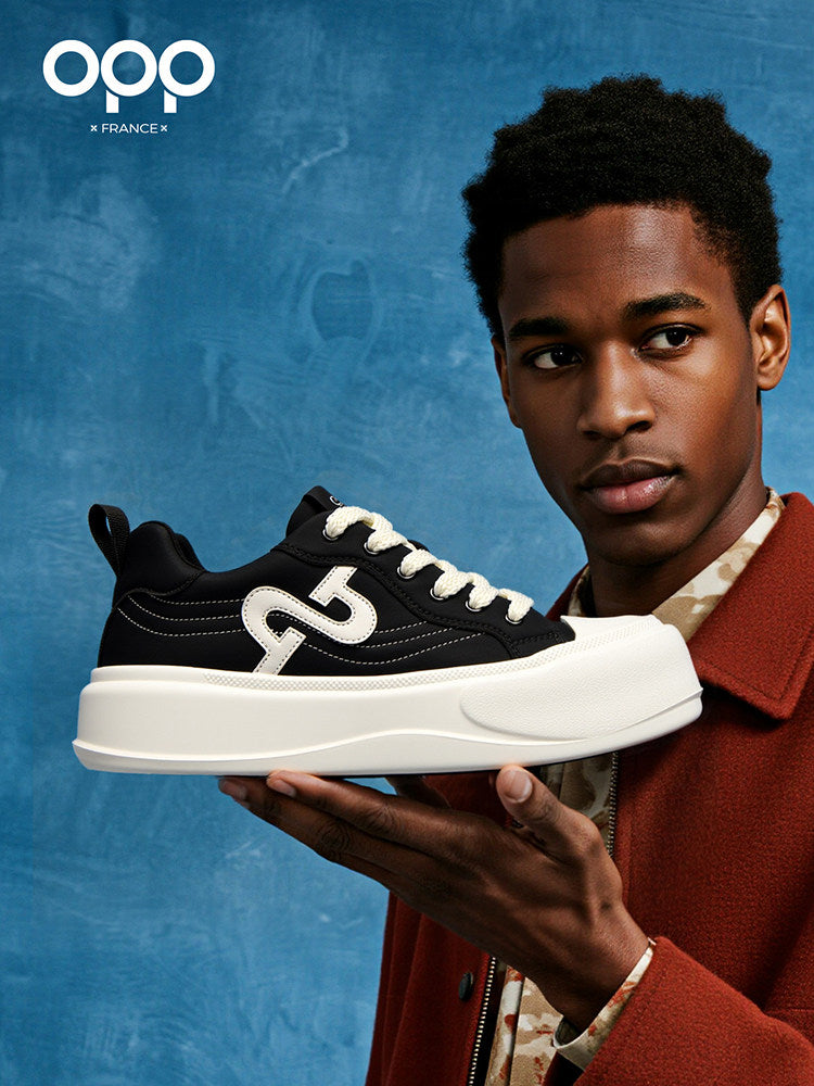 OPP men's shoes spring 2026 new casual versatile sports thick-soled light luxury versatile popular high-end board shoes for men