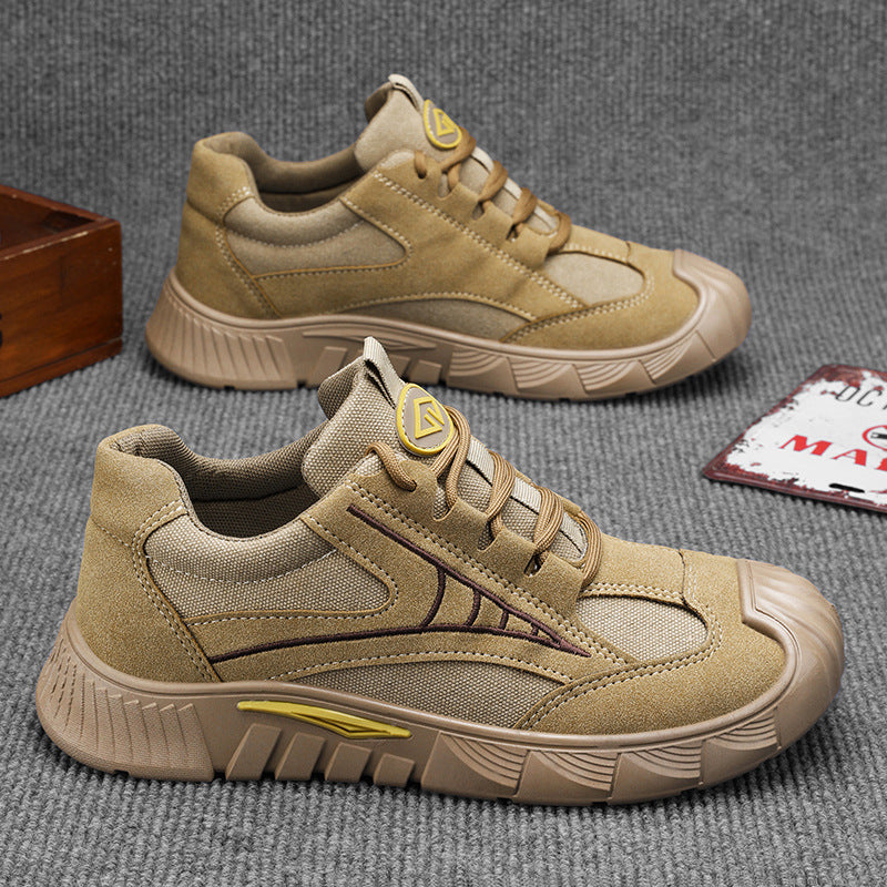 2026 Summer New Men's Labor Protection Shoes, Wear-Resistant Men's Daily Casual Shoes, Construction Site Work, Non-slip, Wear-Resistant Men's Shoes