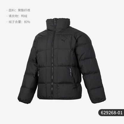 Casaco de penas oficial Puma Genuine para homem, desportivo, quente, com gola alta, modelo 629268-01