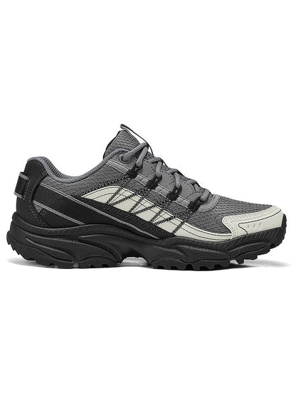 Skechers Mai Mountain Shoes 25 Summer Men's and Women's Outdoor Hiking Shoes Lightweight Breathable Hiking Shoes 180239C BKGY