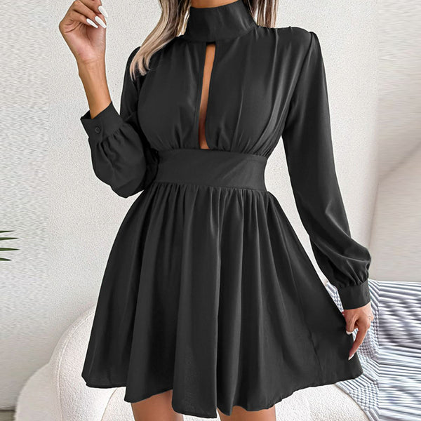 2025 summer new sexy cut-out waist swing dress Amazon independent station cross-border women's clothing 661 | Ciaura