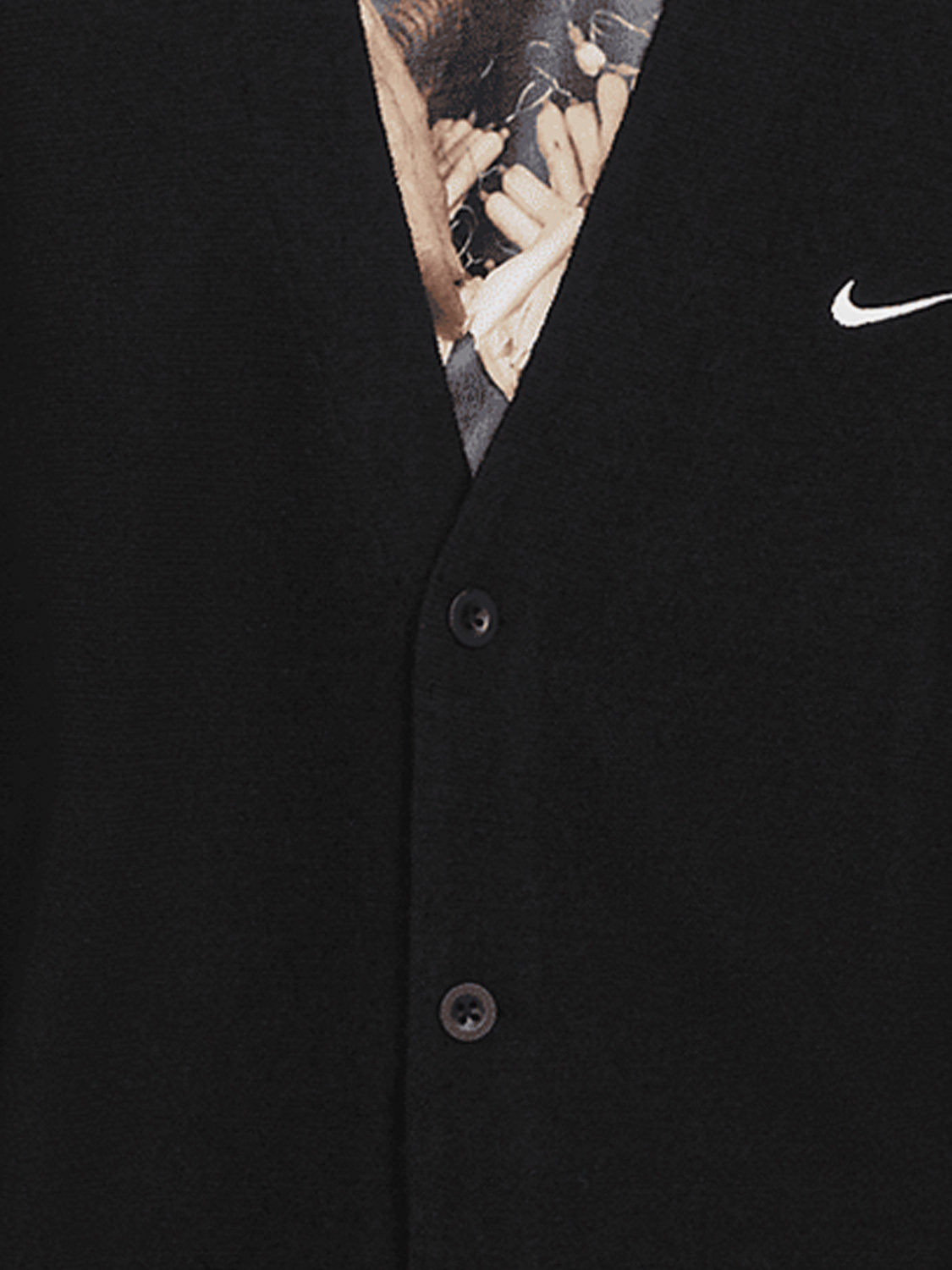 Nike/Nike Official Genuine Men's and Women's Comfortable, Casual and Breathable V-Neck Sweat Jacket DQ6307-010