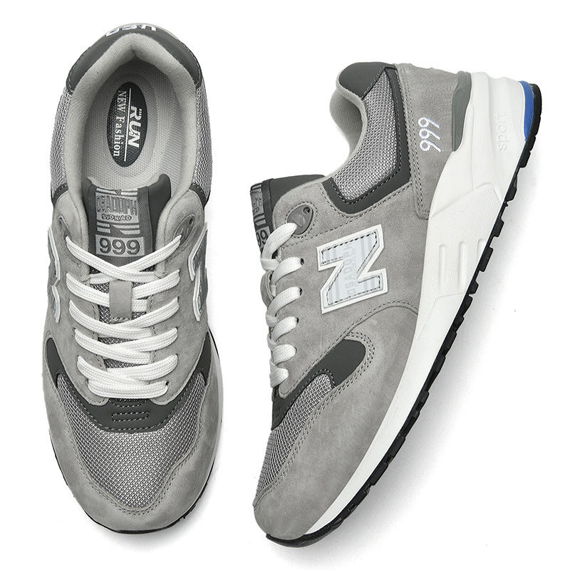 Primavera e outono New Balance Cool Running Couro Tênis Masculino e Feminino N Word 999 Casal Casual Running Shoes Sapatos Femininos Atacado