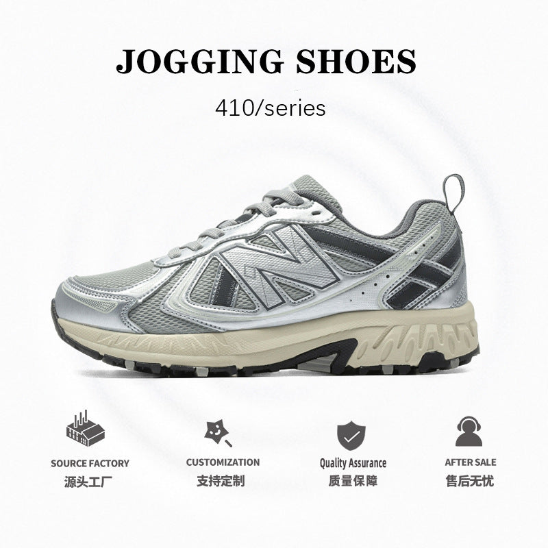 Primavera e outono New Balance Cool Running Shoes Casal Classic N410 Jogging Shoes Casual Versátil Sapatos Masculinos