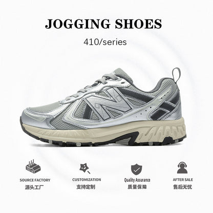 Primavera e outono New Balance Cool Running Shoes Casal Classic N410 Jogging Shoes Casual Versátil Sapatos Masculinos