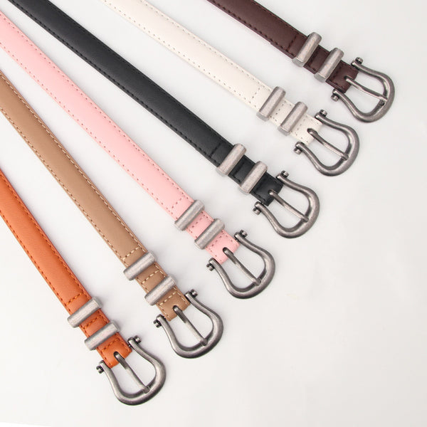 New fashionable antique silver belt literary retro distressed decoration ladies belt versatile suit