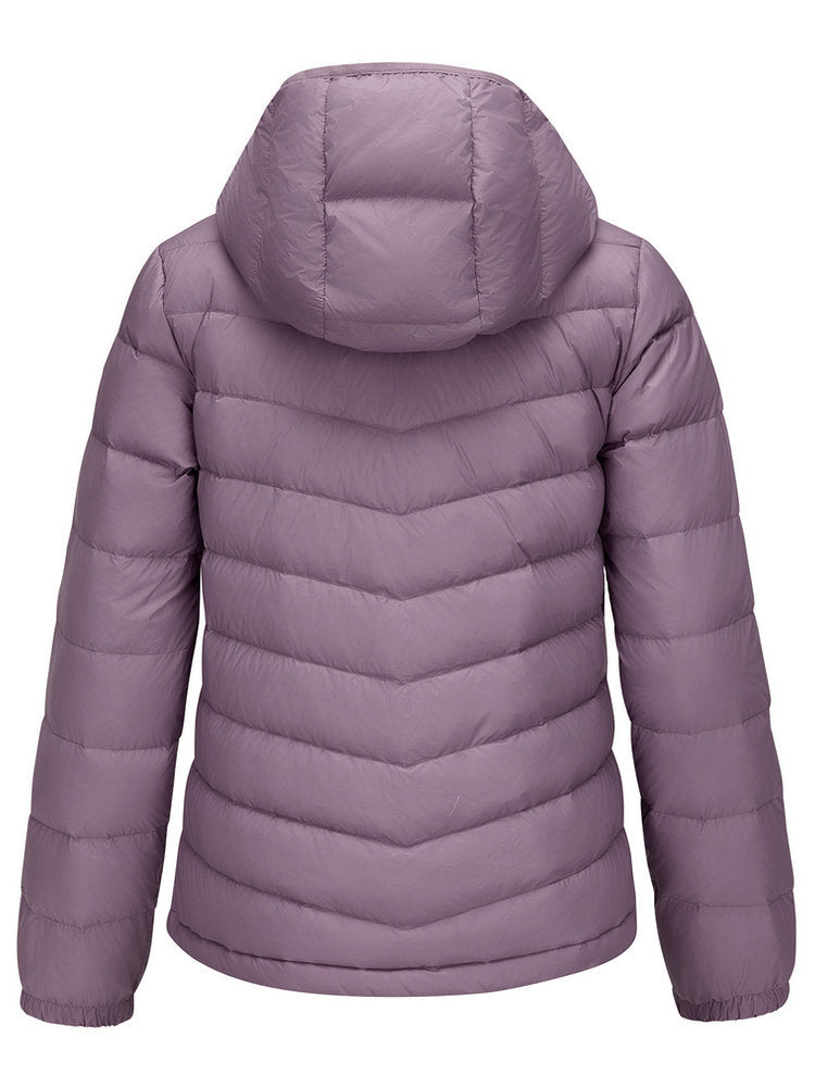Skechers Fall/Winter 2025 Women's Down Jacket Comfortable, Warm and Cold-Repellent Jacket P425W185-03U6
