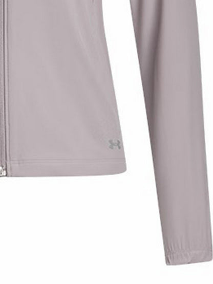 UA Under Armour Spring/Summer Women's Out The Storm Running Fitness Hooded Woven Jacket 1377043-009