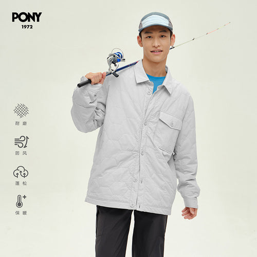 PONY Autumn Winter New Men's Woven Cotton Athleisure Top Jacket 243M2NC01LG