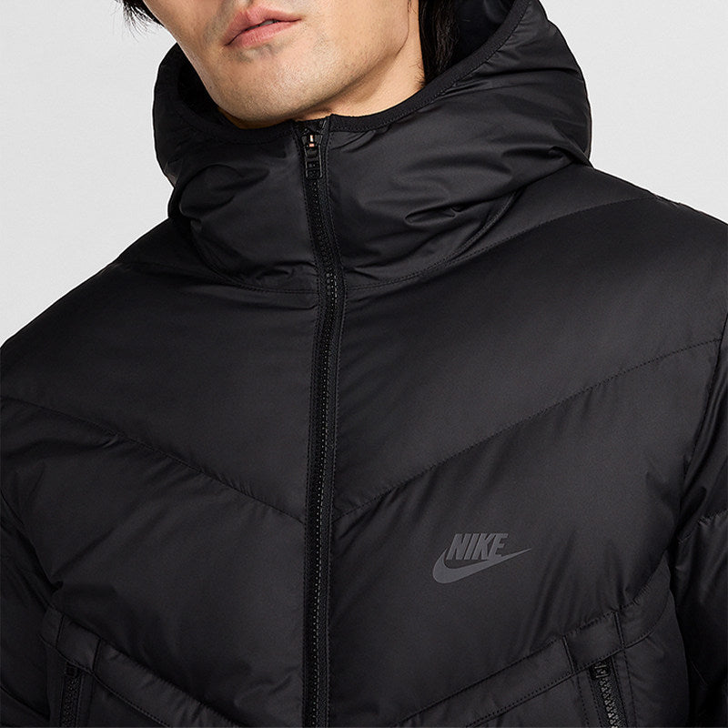 NIKE Storm-FIT Men's Hooded Athleisure Short Thermal Jacket Cotton Jacket HF6603-010