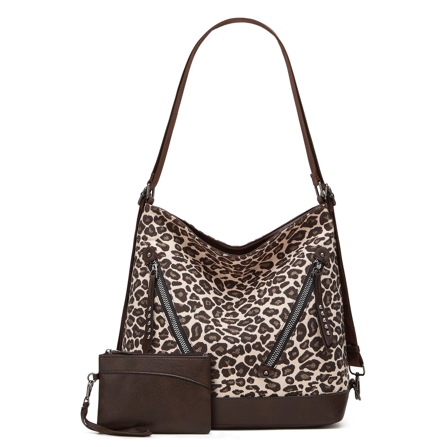 Cross-border bag women's bag 2025 new fashion leopard print underarm bag shoulder crossbody bag tote bag backpack batch