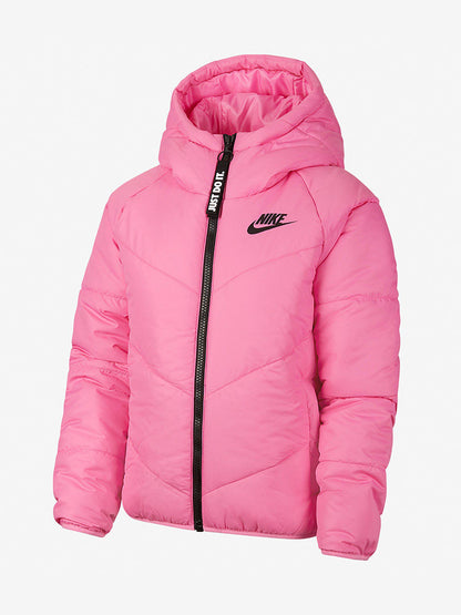 Nike/Nike Official Authentic Women's Simple Classic Hooded Warm Woven Casual Sports Cotton Suit CV8688