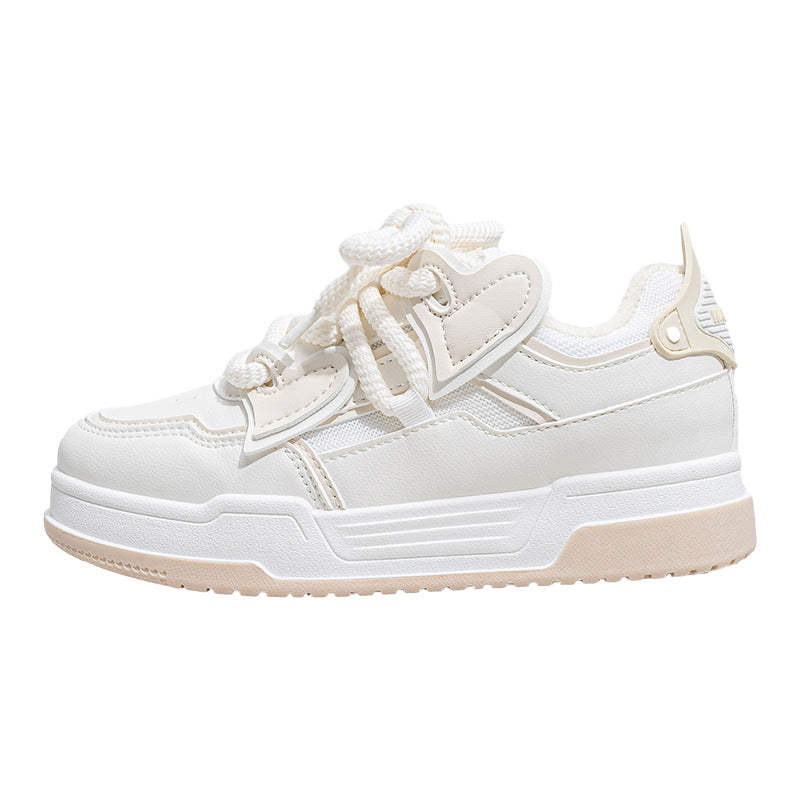 Pull-back solid color platform soles look tall and slim, women's board shoes are simple and versatile, one-foot pedals, casual shoes, pick up leaky clearance shoes