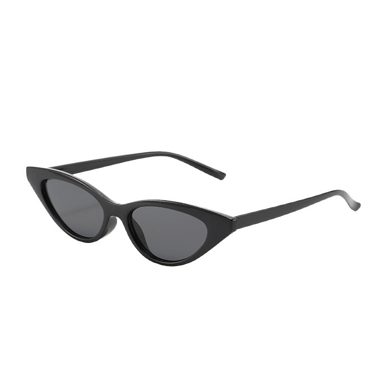 Slim Cat-Eye Sunglasses for Men, 2025 New Fashion European and American Sunglasses, Internet Celebrity Slimming Sunglasses for Women, High-End Feel