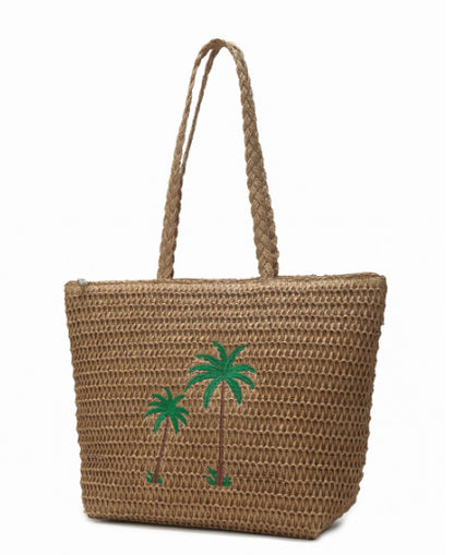 foreign trade bag women's bag 2025 new korean fashion beach bag woven bag shoulder bag handbag wholesale