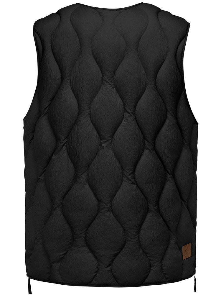 Colete desportivo Skechers 25 Winter Unicentric, versátil, à prova de vento e quente, com enchimento de plumas, modelo L425U007 0018