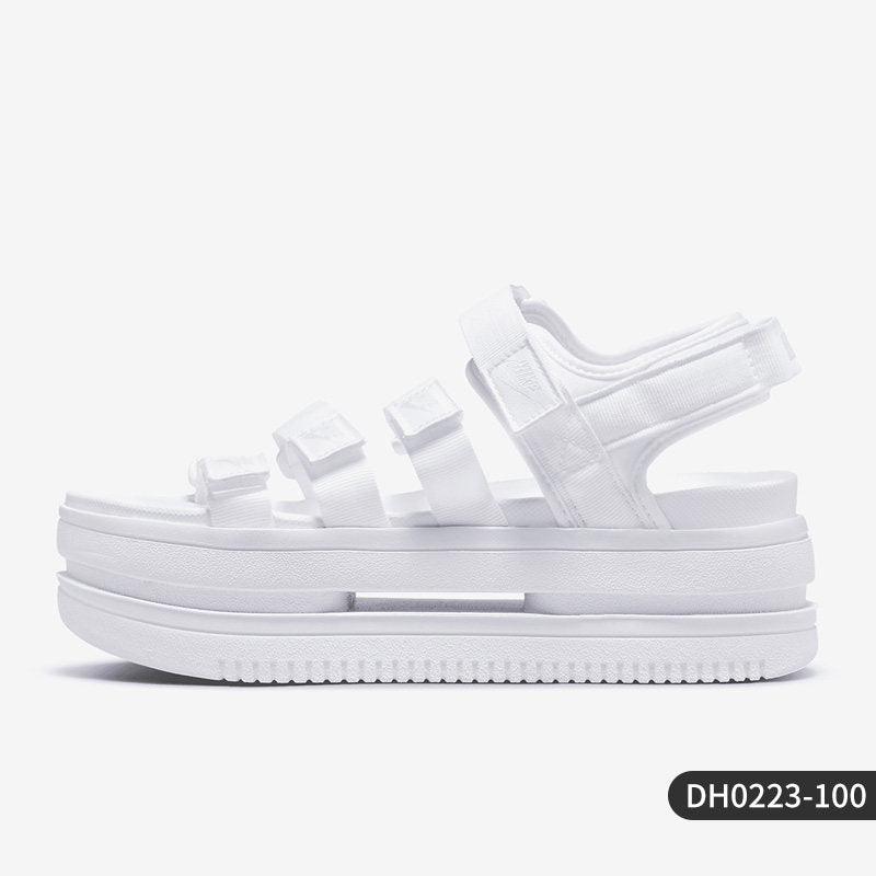 Nike Official Genuine Icon Classic Women's Platform Anti-Slip Sneaker Sandals DH0223-100