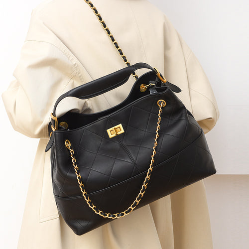 Internacional Bolsa bucket Novo modelo fashion matelassê Bolsa de mão feminina Grande capacidade para o dia a dia Bolsa tote elegante Bolsa de ombro