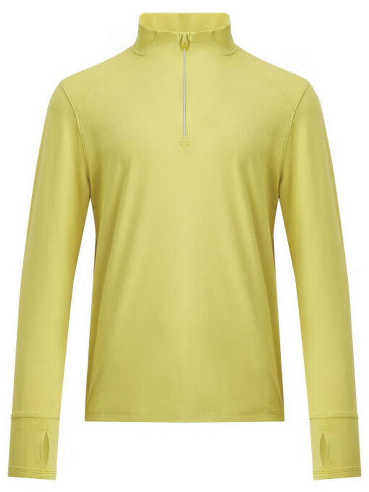 UA Under Armour Qualifier Men's Half Zipper Running Fitness Sports Knitted Long Sleeve Shirt 1379288-729