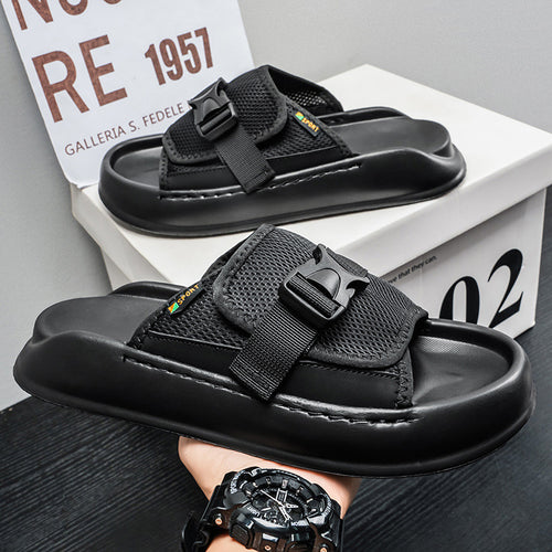 2026 Summer New Men's Baidu Sandals Classic Color Edition Men's Shoes, Youth Daily Casual Home Men's Slippers