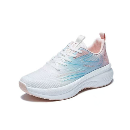 Sneakers Women's Summer Breathable, Non-slip Wear-resistant Casual Running Shoes Women's 2025 New Shock-Absorbing Running Shoes Cross-border Wholesale