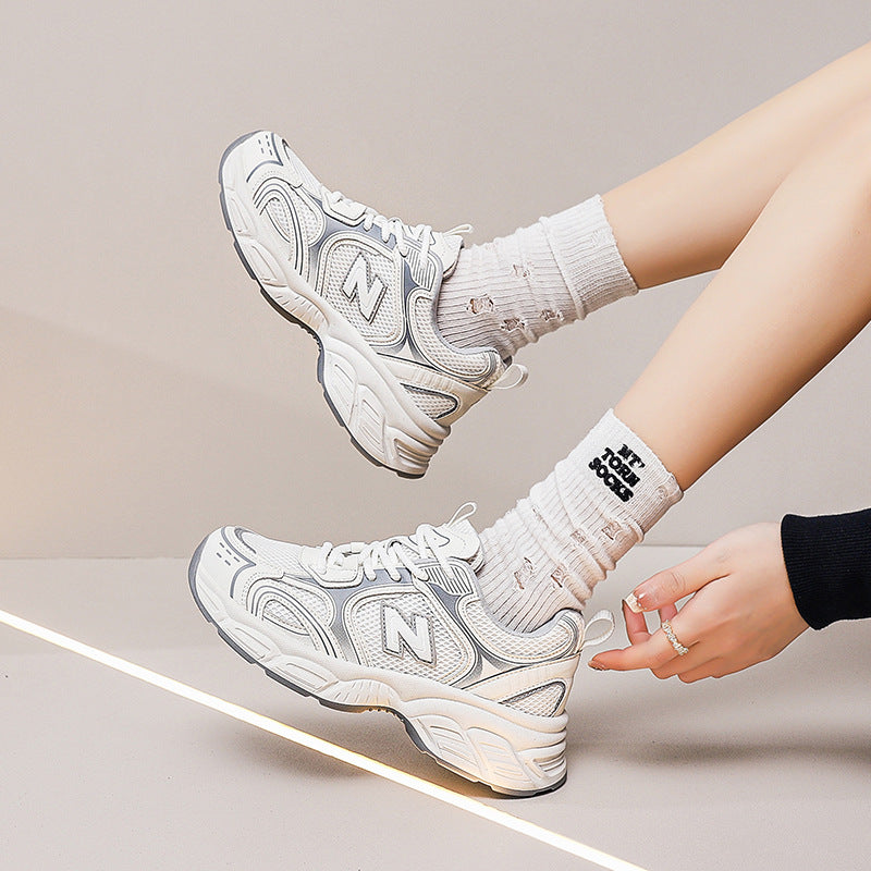 Primavera e outono New Balance Cool Run 1908 Versátil respirável verão casual tênis confortável plataforma de malha sapatos papai