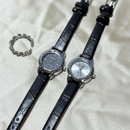 Foreign trade best-selling wholesale price, new silver chain exquisite small dial watch for women, fashionable temperament, high-end feel for students