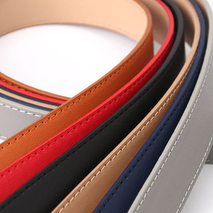 In stock Korean version of fashion hollow square buckle decorative belt student versatile trouser belt women's trend belt manufacturer batch