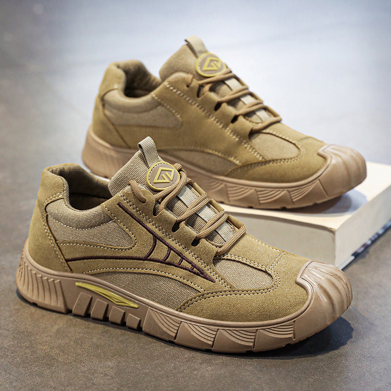 2026 Summer New Men's Labor Protection Shoes, Wear-Resistant Men's Daily Casual Shoes, Construction Site Work, Non-slip, Wear-Resistant Men's Shoes