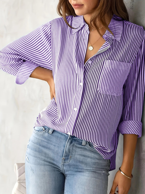amazon foreign trade european and american women's clothing wishaliexpress ebay top loose casual long-sleeved shirt women