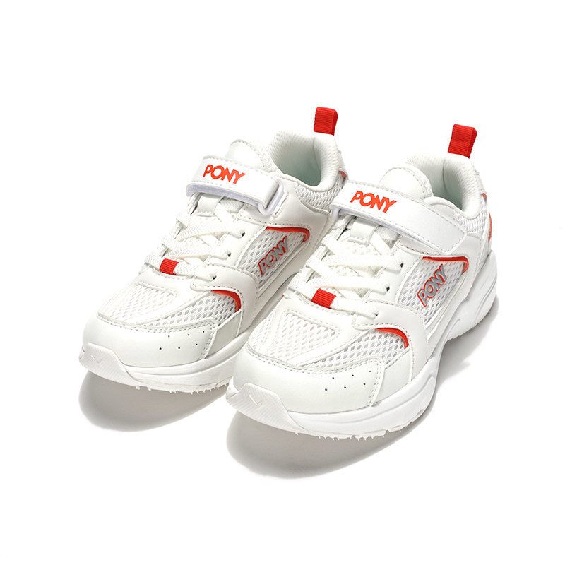 PONY Pony Jogging Shoes Boys and Girls 2025 Spring New Lightweight Breathable Sports Running Shoes 242K1MJ04RD