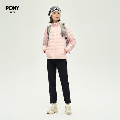 PONY Fall/Winter 2025 New Light Outdoor Down Jacket Girls' Athleisure Jacket 243W2OF32PK