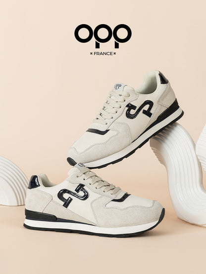 OPP Men's Shoes 2026 Spring Comfortable Non-Slip Sports Running Shoes Men's Versatile Trend Casual Forrest Forrest Gump Shoes