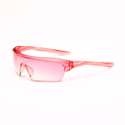 2022 Europe and America hot selling one-piece sunglasses men's and women's sunglasses driving and cycling travel sunglasses wholesale