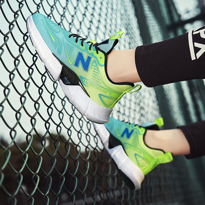 Primavera e outono New Balance Cool Run Soft Sole Sapatilhas, Sapatos de Corrida Respiráveis de verão, Casuais e Versáteis