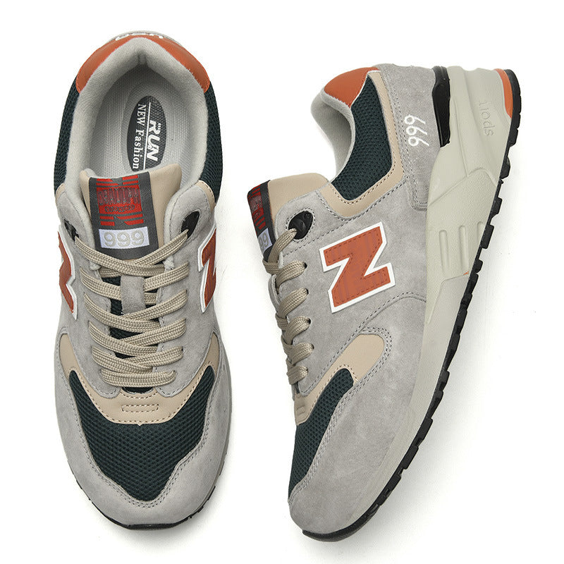 Primavera e outono New Balance Cool Running Couro Tênis Masculino e Feminino N Word 999 Casal Casual Running Shoes Sapatos Femininos Atacado