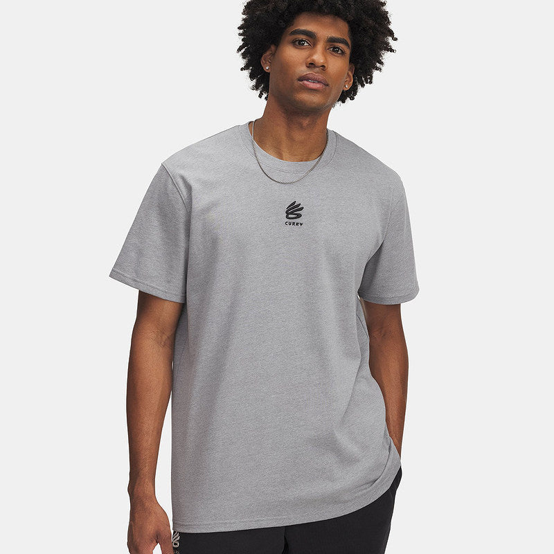 UA Under Armour Men's Curry Training Basketball Athleisure Breathable Short Sleeve T-Shirt 1387107-035