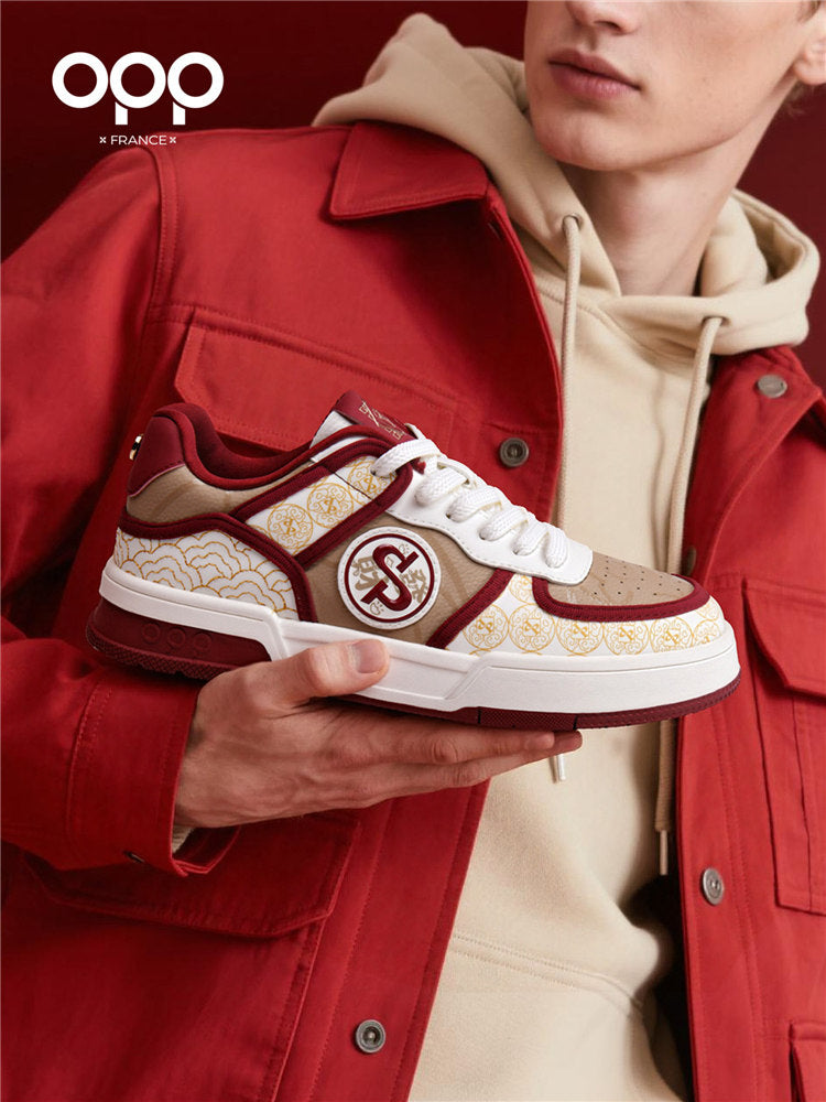 OPP Men's Shoes 2026 Spring New Popular Original Design Versatile Casual Sports Low-Top Lightweight Board Shoes