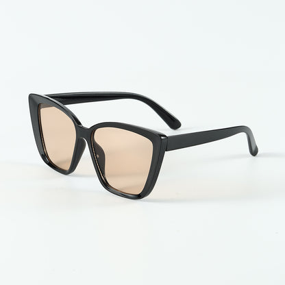 Cat's eye sunglasses foreign trade wholesale full frame black glasses men's and women's sunglasses high-end sunglasses UV protection