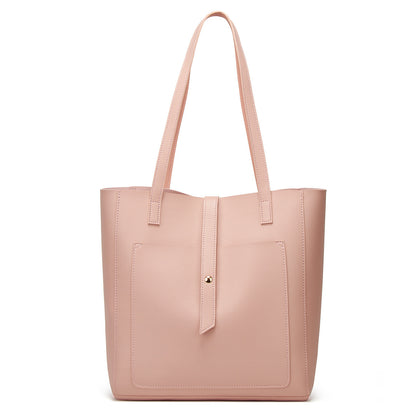 Foreign trade bag women's 2024 new simple fashion women's shoulder bag large capacity travel shopping bag wholesale